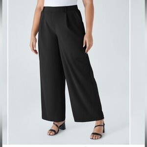 **NEW** Halara High Waisted Side Pocket Straight Leg Work Pants 1X (18)